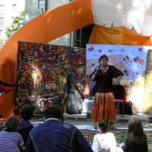 Participation &agrave; la f&ecirc;te de la &laquo; Rue aux enfants &raquo; organis&eacute;e par l&rsquo;association &laquo; Autour du canal de l&rsquo;Ourcq &raquo;, 19&egrave;me